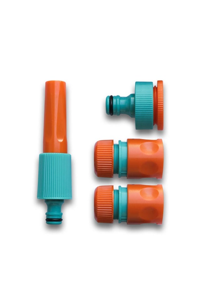ECOGREEN 1/2" Hose Nozzle Set | Adjustable Plastic Nozzles Pack for Home Gareden, Car Wash - Image 1